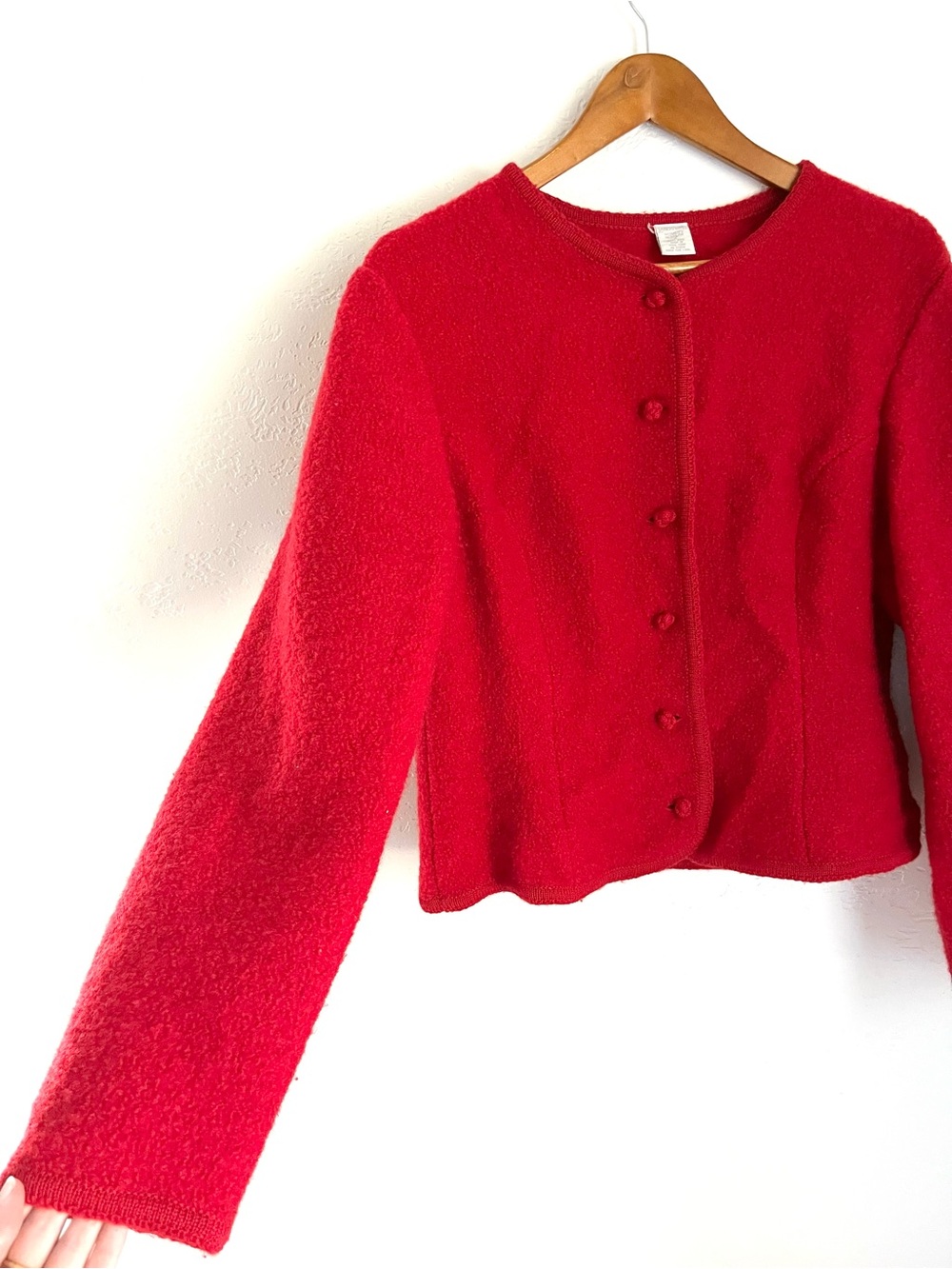 Vintage Lands End wool cardigan